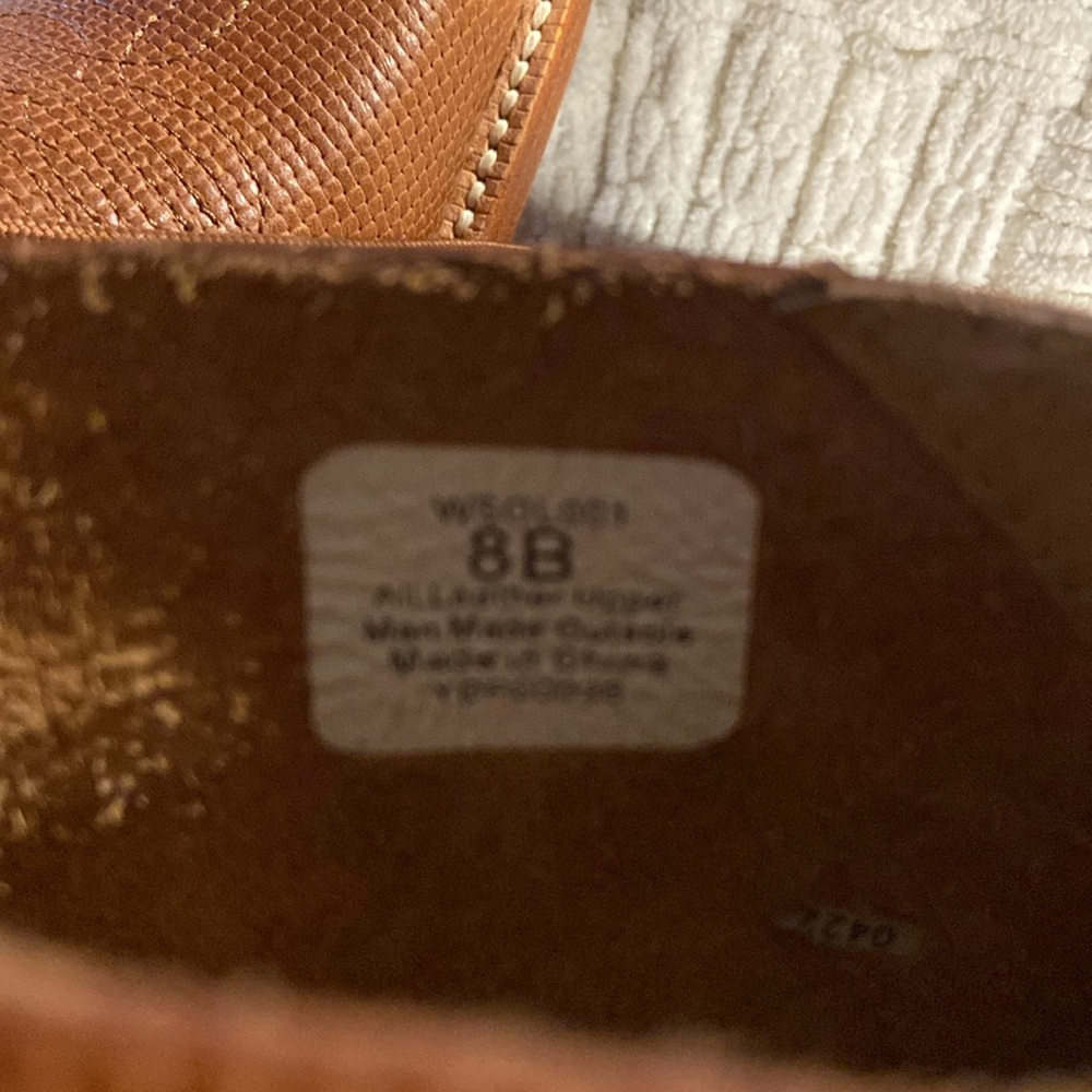 NWT Twisted X Steppin’ Out Leather Cognac Lace Up Western Bootie Size 8B - Picture 12 of 12